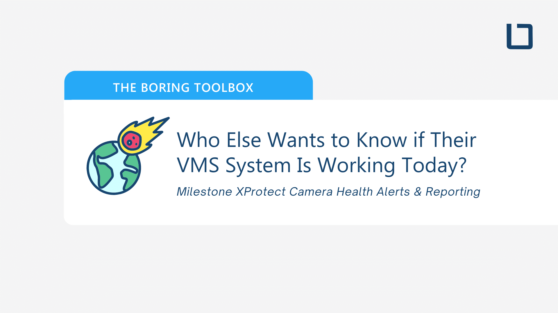 Who else wants to know if their VMS system is working today?