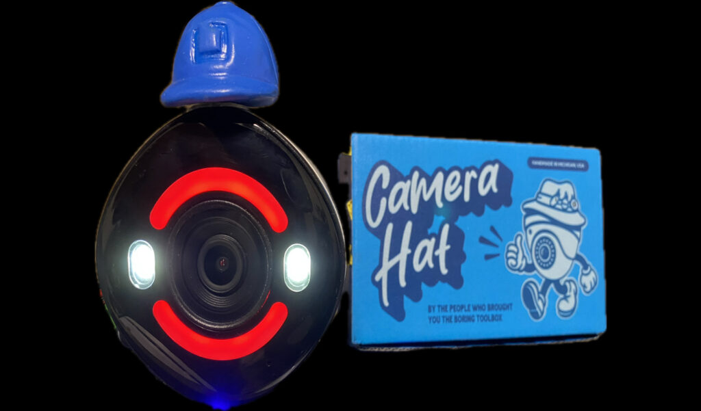 This Lorex camera gets a hat…to go with its face.